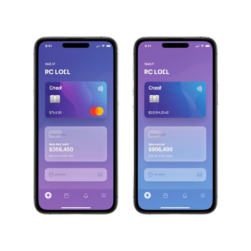 Udhar Card App screens